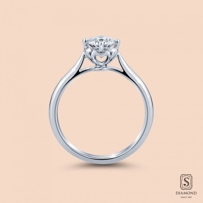 Lucky in Love Diamond Engagement Ring