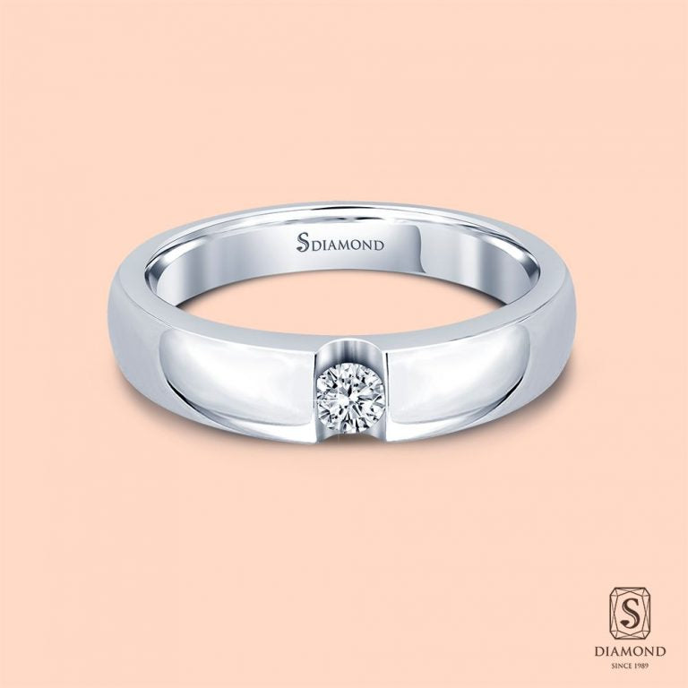 The U-Sovereign Curved Horizon Men's Diamond Ring (เดอะ ยู-ซอฟเวอเรน เคิร์ฟ ฮอไรซัน)