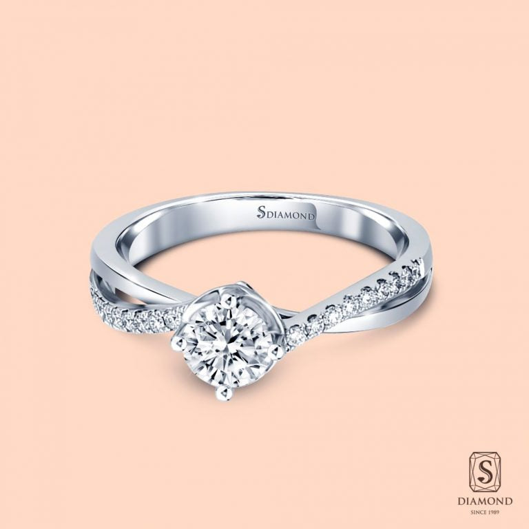 Love Infinity Diamond Engagement Ring