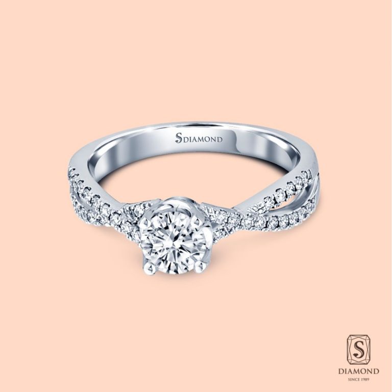 Premium Infinity Diamond Engagement Ring