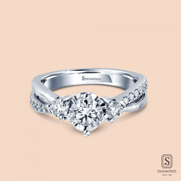 Love Eternity Diamond Engagement Ring