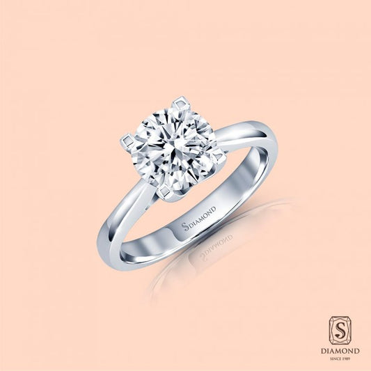 แหวนแต่งงาน Solitaire V