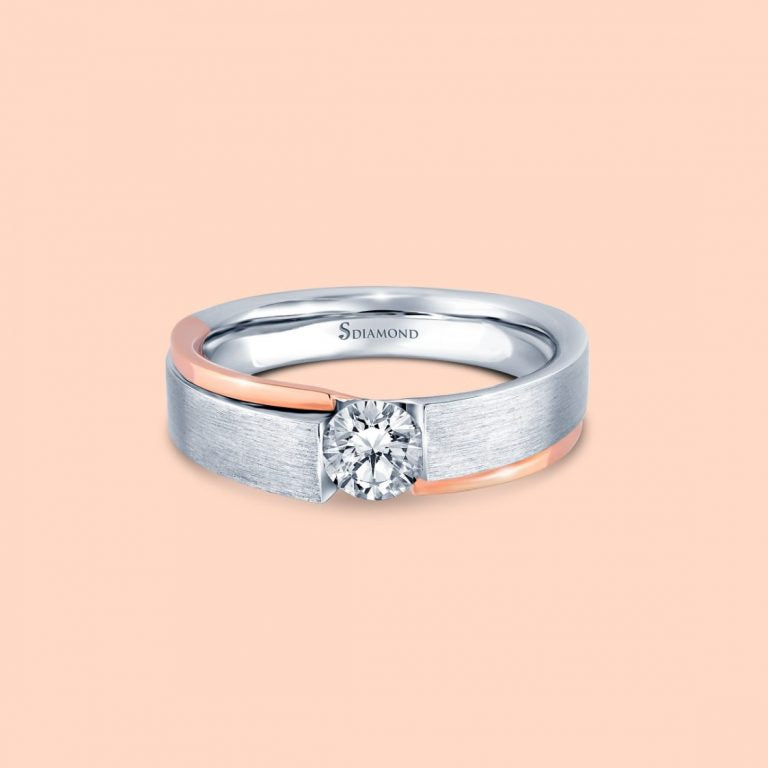 The Fusion Harmony Two-Tone Men's Diamond Ring (เดอะ ฟิวชัน ฮาร์โมนี ทูโทน)