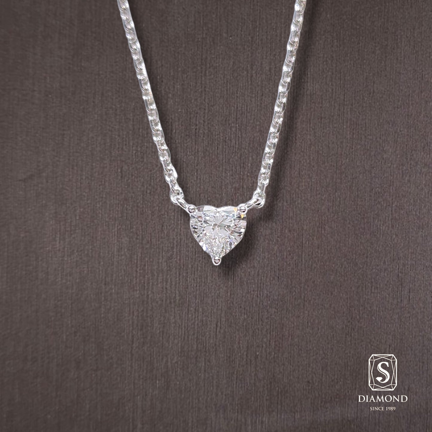 Diamond Pendant 045 by S.Diamond, elegant diamond pendant necklace