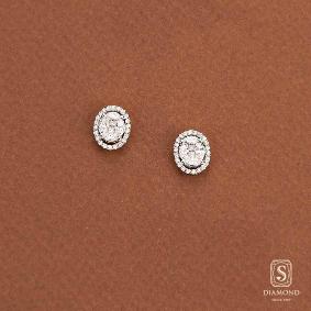 The Smart Oval Fancy Illusion | ต่างหูเพชรประกบ Fancy Shape รูปไข่เรียบหรูแนว Working ราคาประหยัด