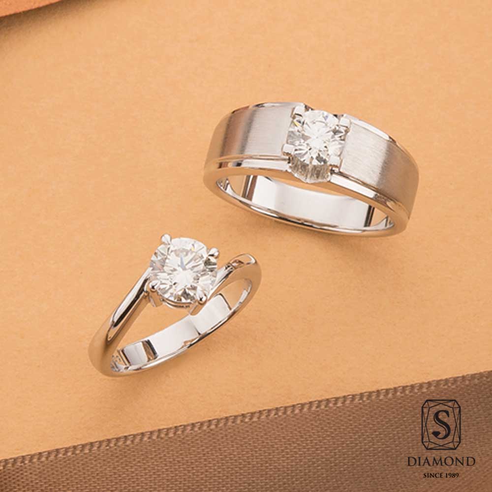 Bridal Set Premium Diamond Engagement Ring