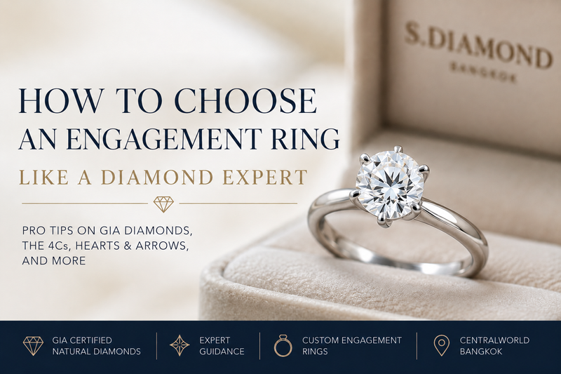 How to Choose an Engagement Ring Like a Diamond Expert | S.Diamond Bangkok