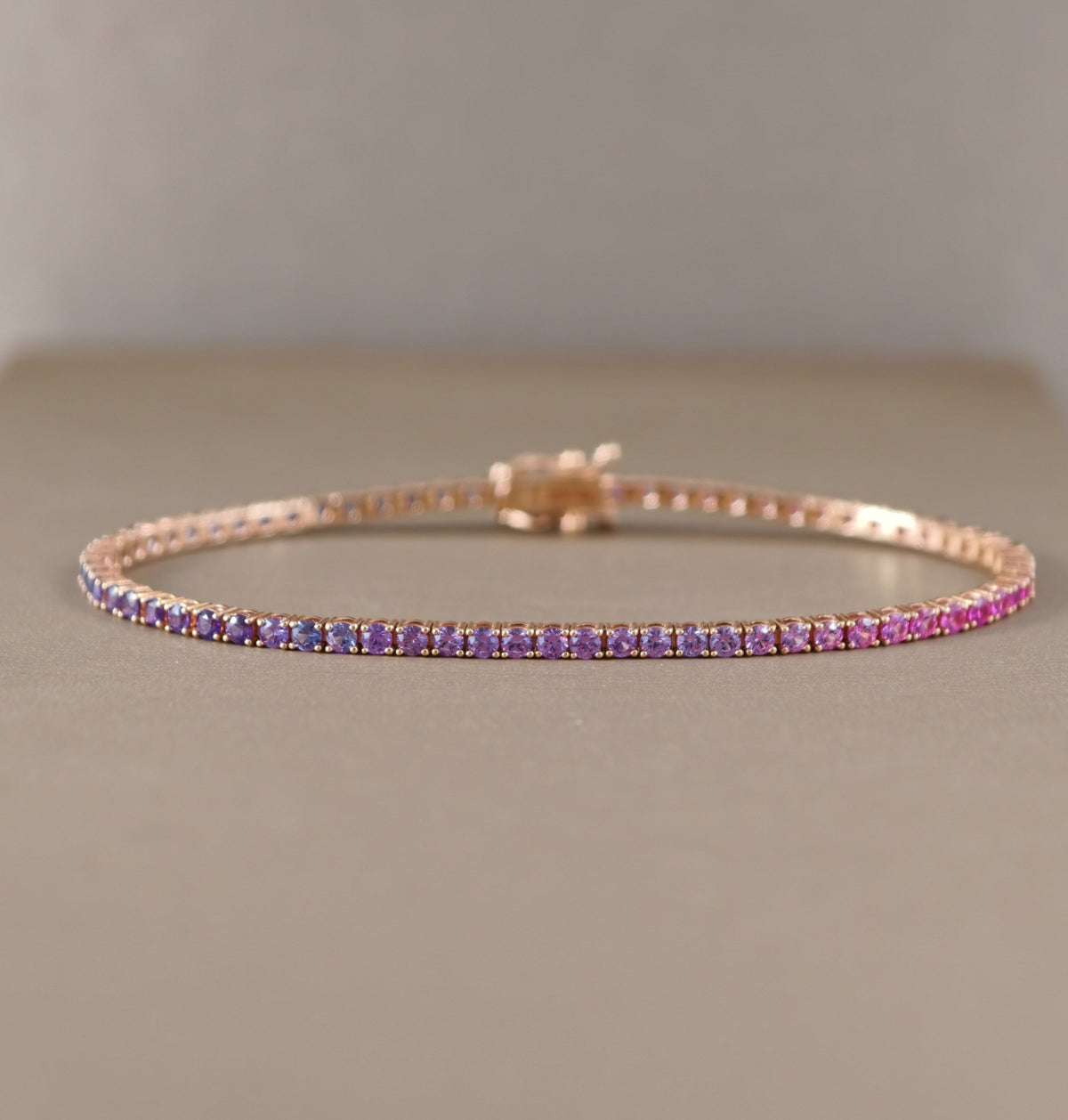 Gemstone and sapphire tennis bracelets in Bangkok by S.Diamond