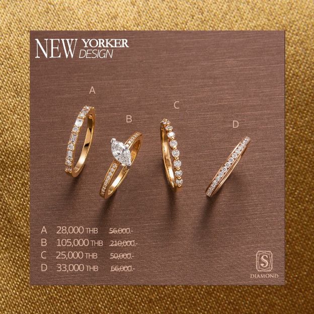 The NewYorker Mosaic Fancy Eternity Band (เดอะ นิวยอร์กเกอร์ โมเสก แฟนซี อีเทอร์นิตี แบนด์)