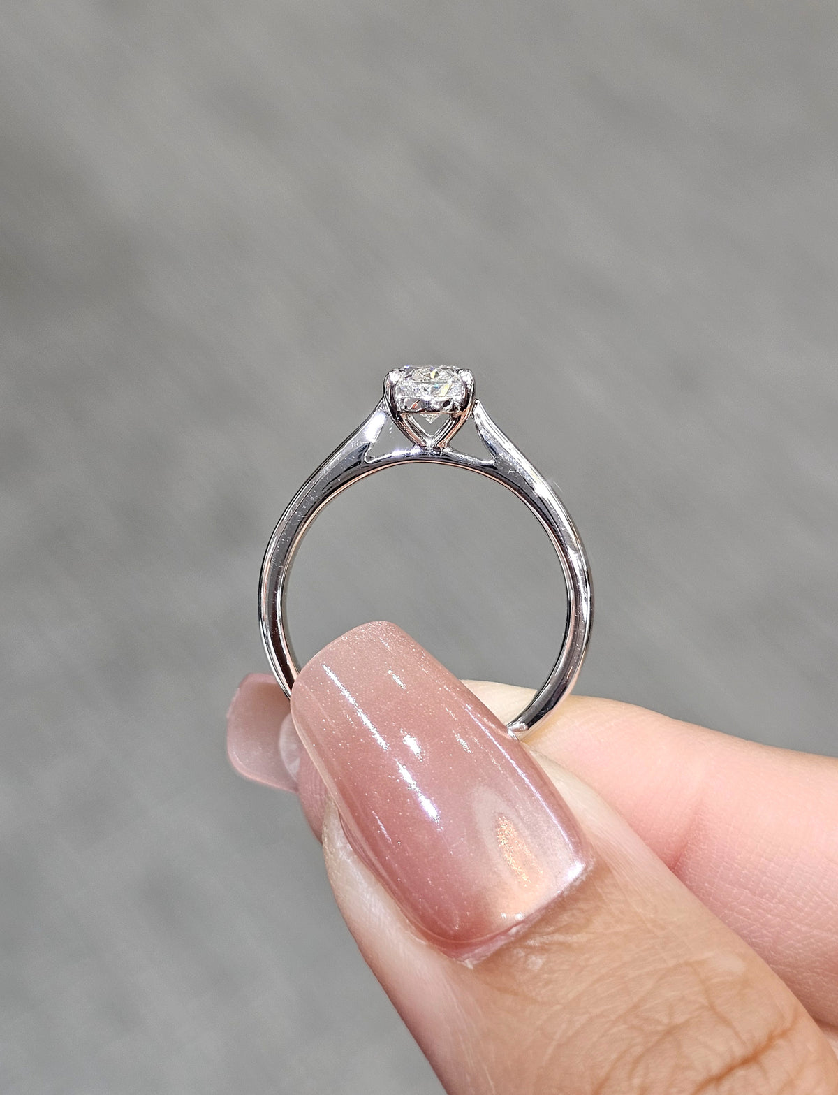 oval cut natural diamond engagement ring 