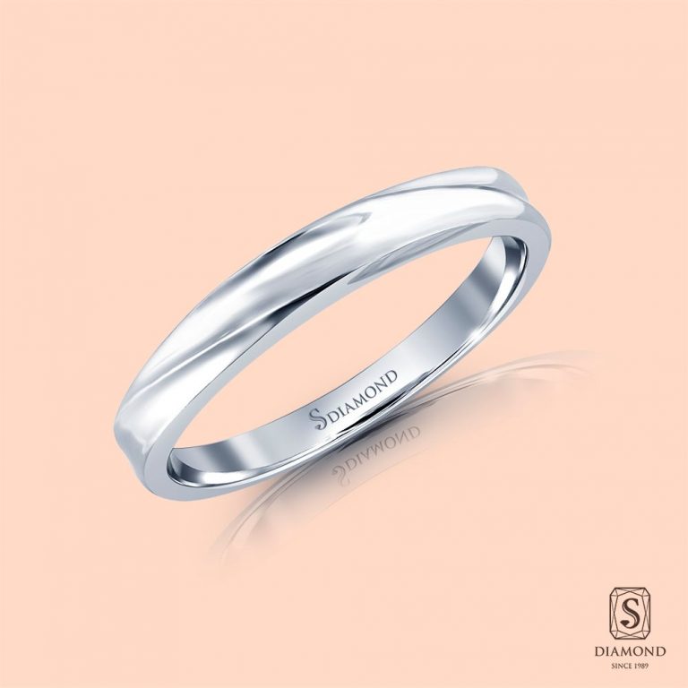 แหวนชาย Curved Band Comfort Fit