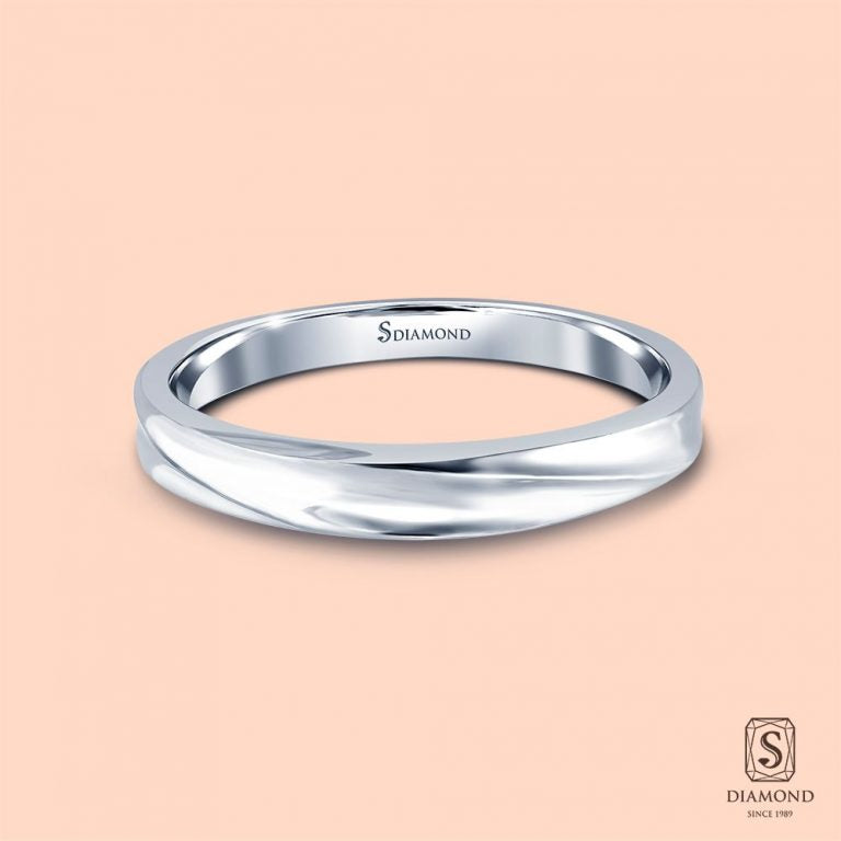 แหวนชาย Curved Band Comfort Fit