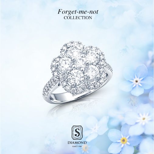 Forget Me Not Majestic Bloom Ring (แหวน ฟอร์เก็ต มี น็อต มาเจสติก บลูม)