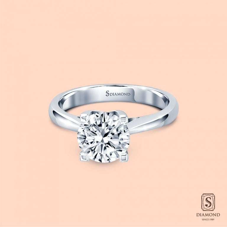 แหวนแต่งงาน Solitaire V