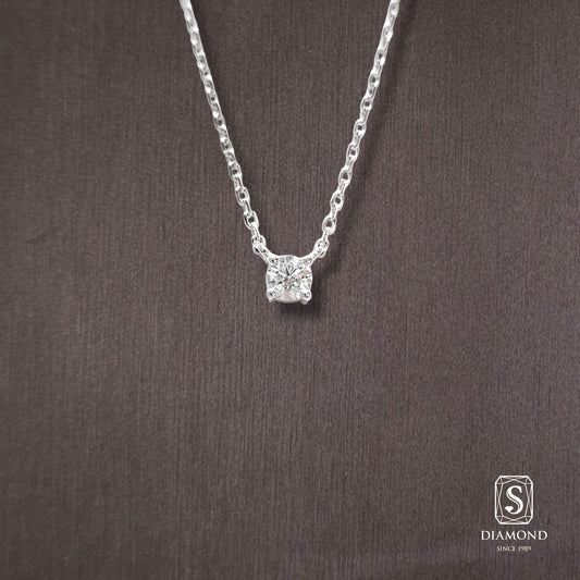 Diamond Pendant 013 by S.Diamond, elegant diamond pendant necklace