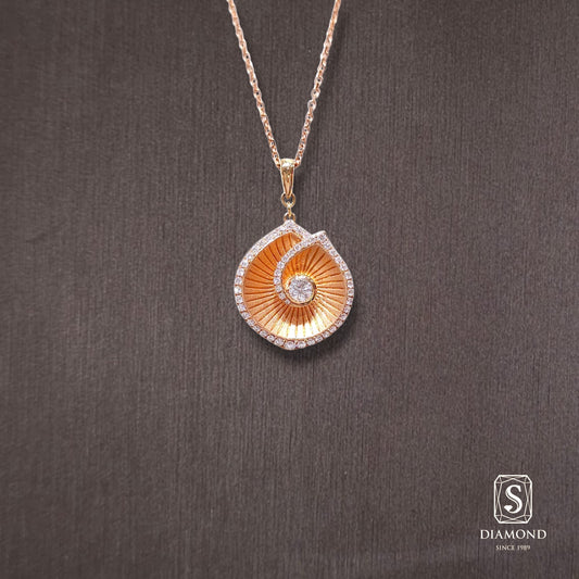 Diamond Pendant 021 by S.Diamond, elegant diamond pendant necklace
