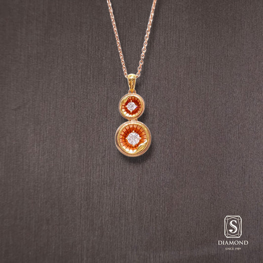 Diamond Pendant 023 by S.Diamond, elegant diamond pendant necklace