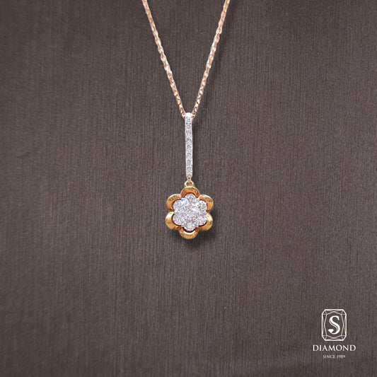 Diamond Pendant 025 by S.Diamond, elegant diamond pendant necklace