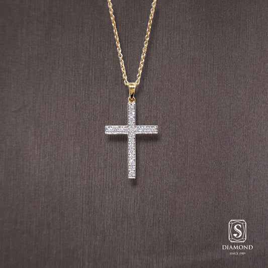 Diamond Pendant 026 by S.Diamond, elegant diamond pendant necklace
