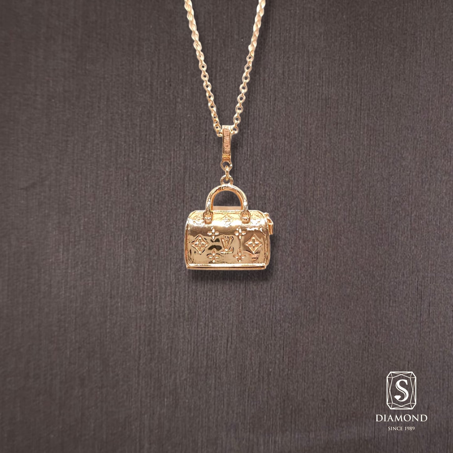 Diamond Pendant 029 by S.Diamond, elegant diamond pendant necklace