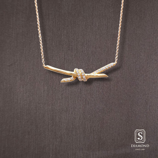 Diamond Pendant 030 by S.Diamond, elegant diamond pendant necklace
