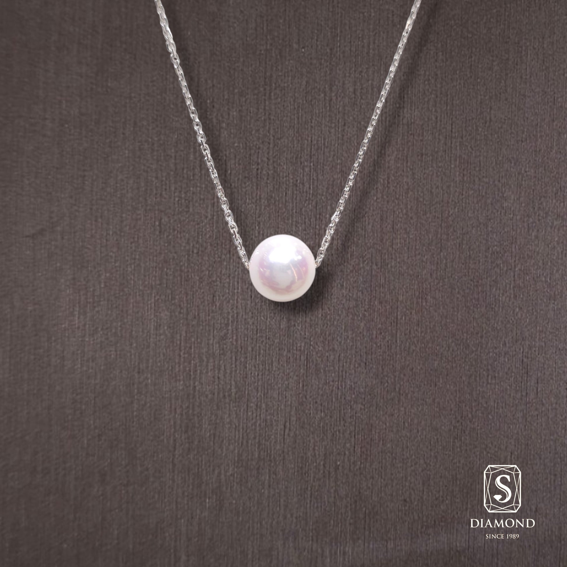 Diamond Pendant 035 by S.Diamond, elegant diamond pendant necklace