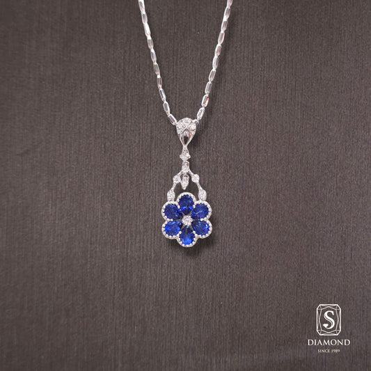 Diamond Pendant 038 by S.Diamond, elegant diamond pendant necklace