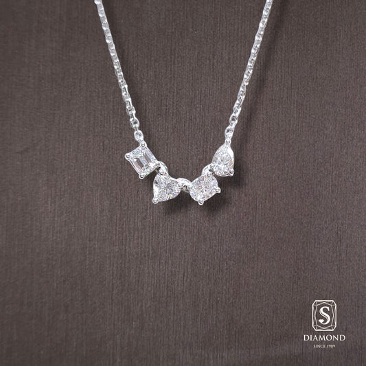 Diamond Pendant 039 by S.Diamond, elegant diamond pendant necklace