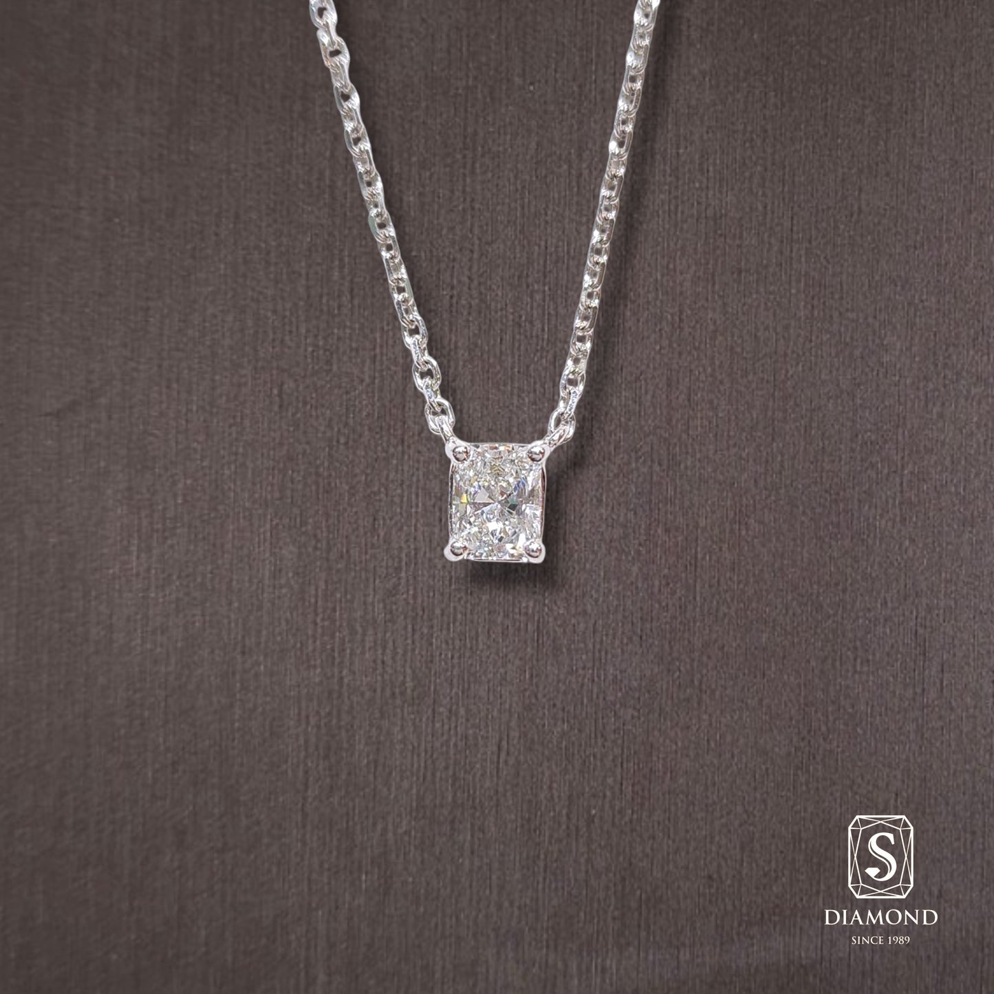 Diamond Pendant 041 by S.Diamond, elegant diamond pendant necklace