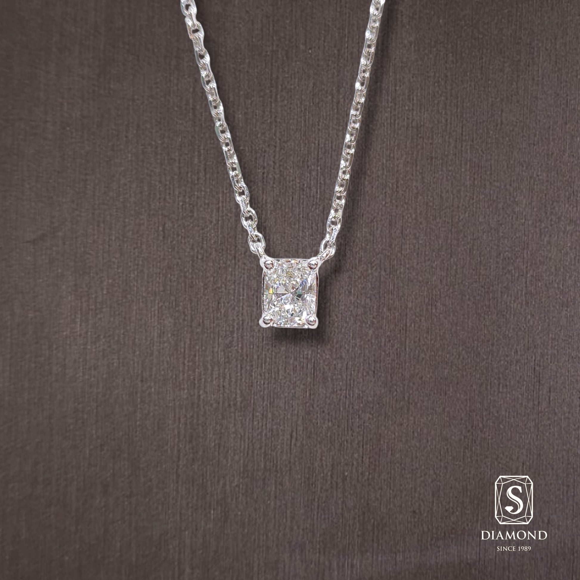 Diamond Pendant 041 by S.Diamond, elegant diamond pendant necklace
