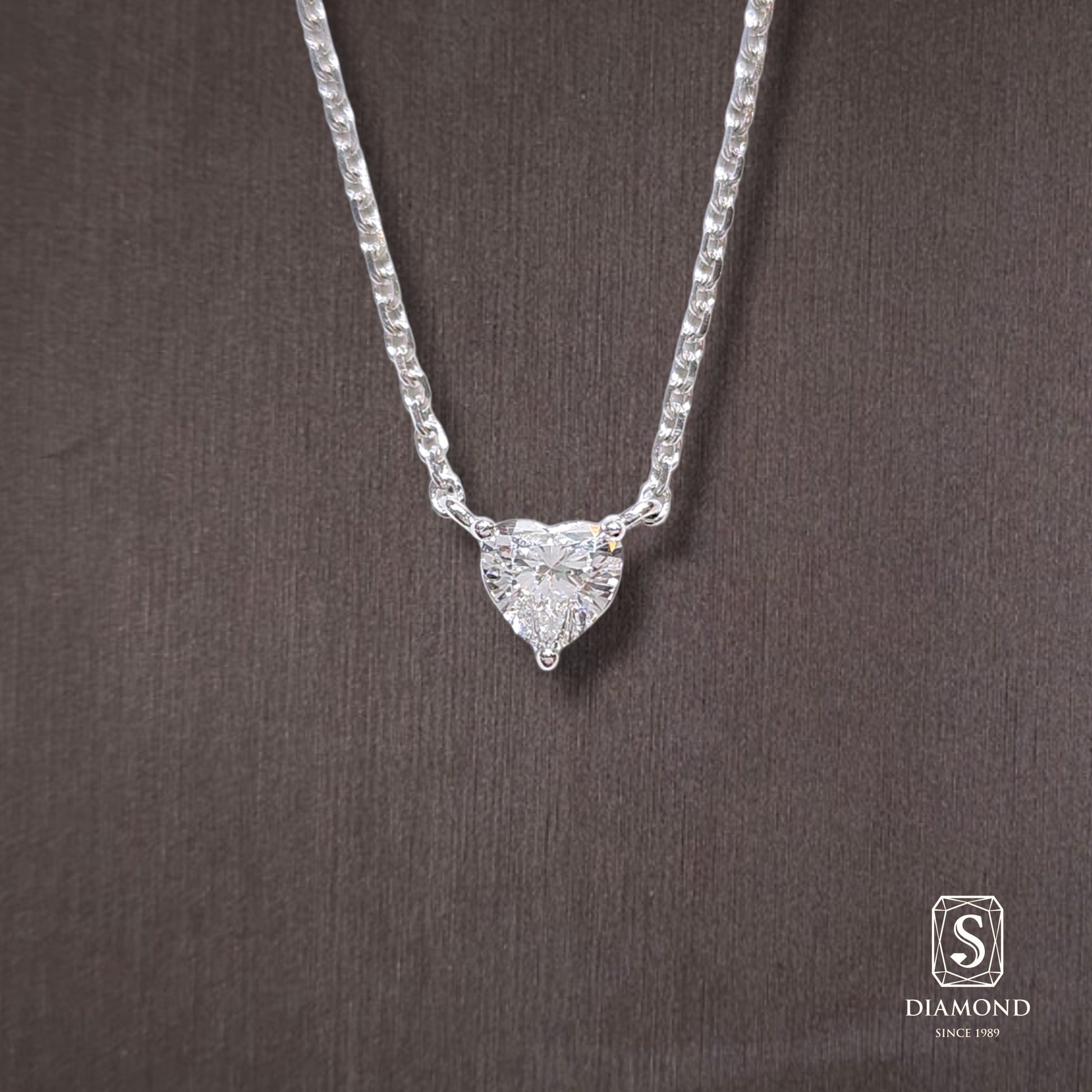 Diamond Pendant 045 by S.Diamond, elegant diamond pendant necklace