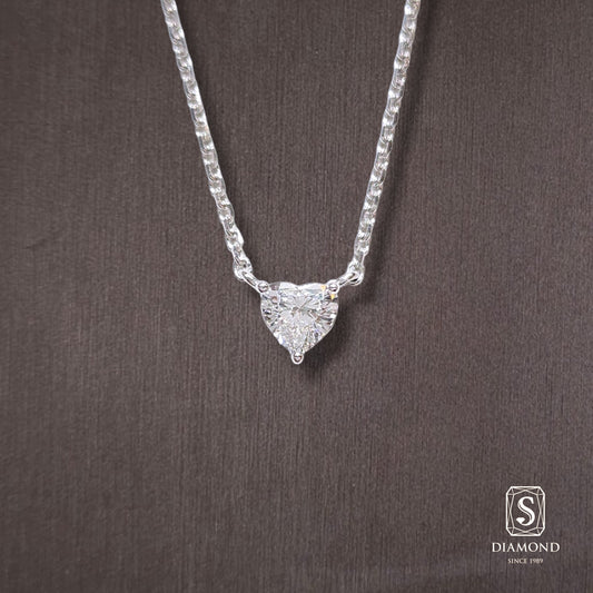 Diamond Pendant 045 by S.Diamond, elegant diamond pendant necklace