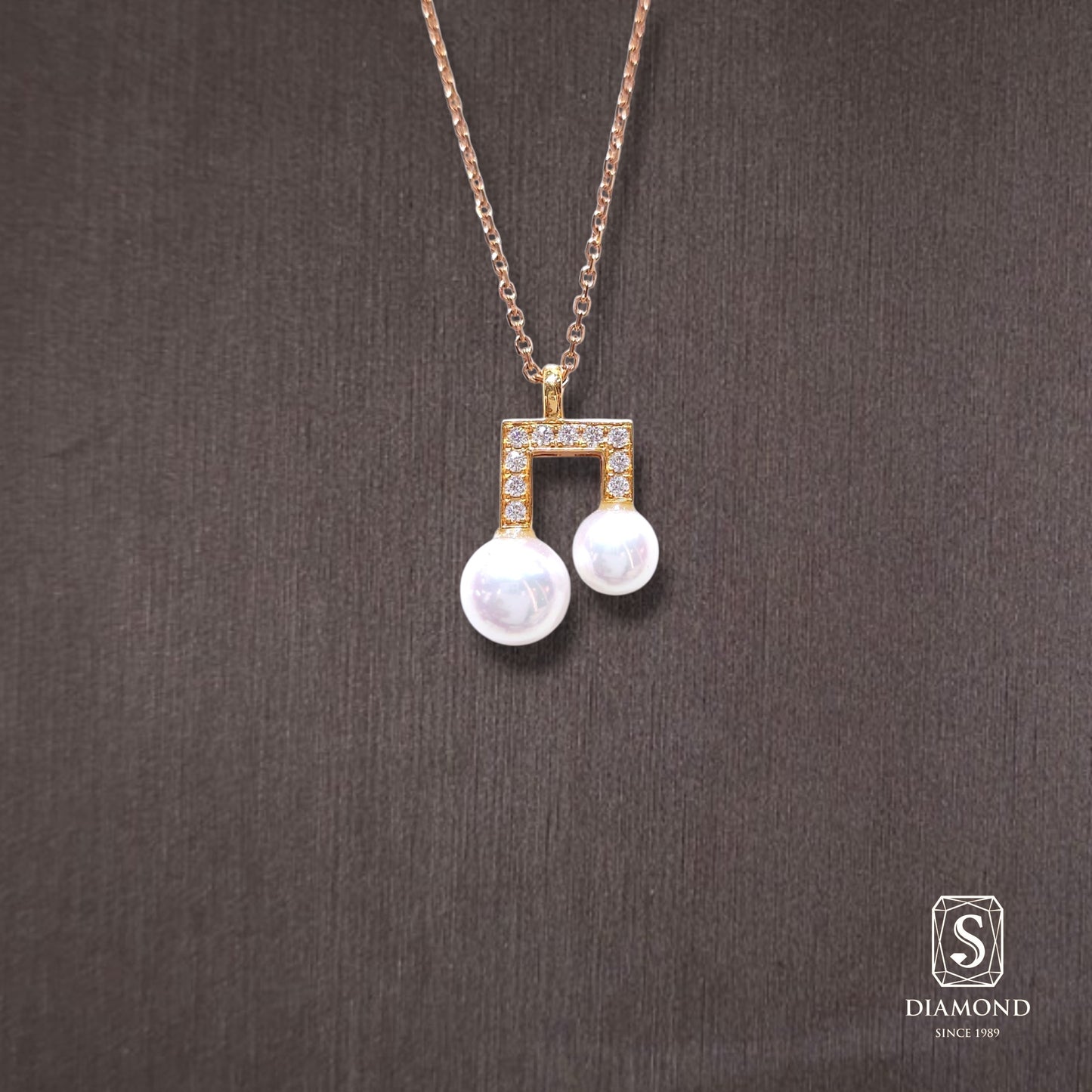 Diamond Pendant 049 by S.Diamond, elegant diamond pendant necklace