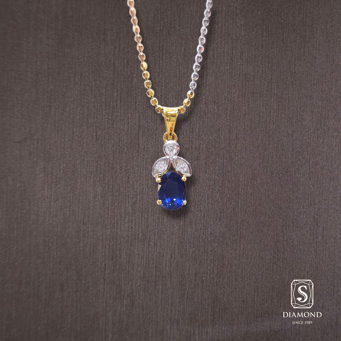 Diamond Pendant 054 by S.Diamond, elegant diamond pendant necklace