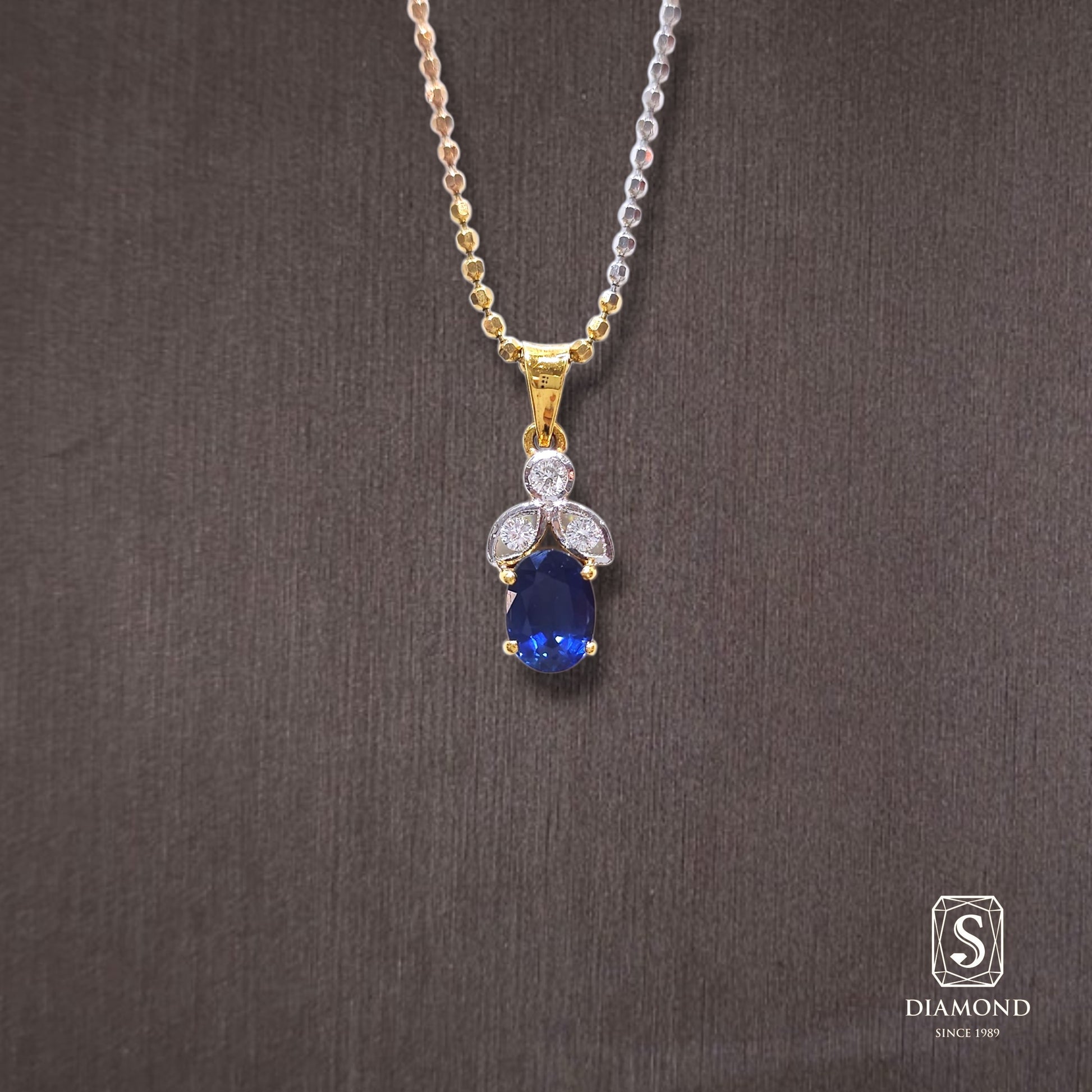 Diamond Pendant 054 by S.Diamond, elegant diamond pendant necklace