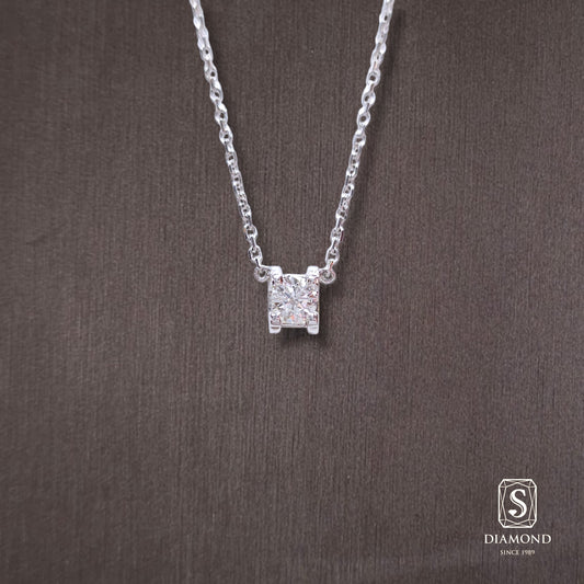 Diamond Pendant 059 by S.Diamond, elegant diamond pendant necklace