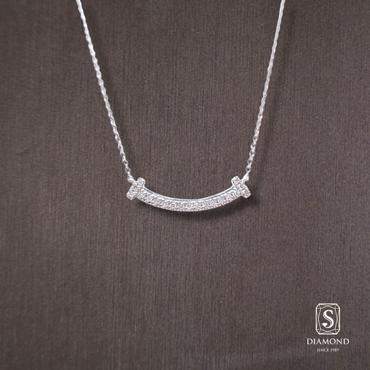 Diamond Pendant 060 by S.Diamond, elegant diamond pendant necklace