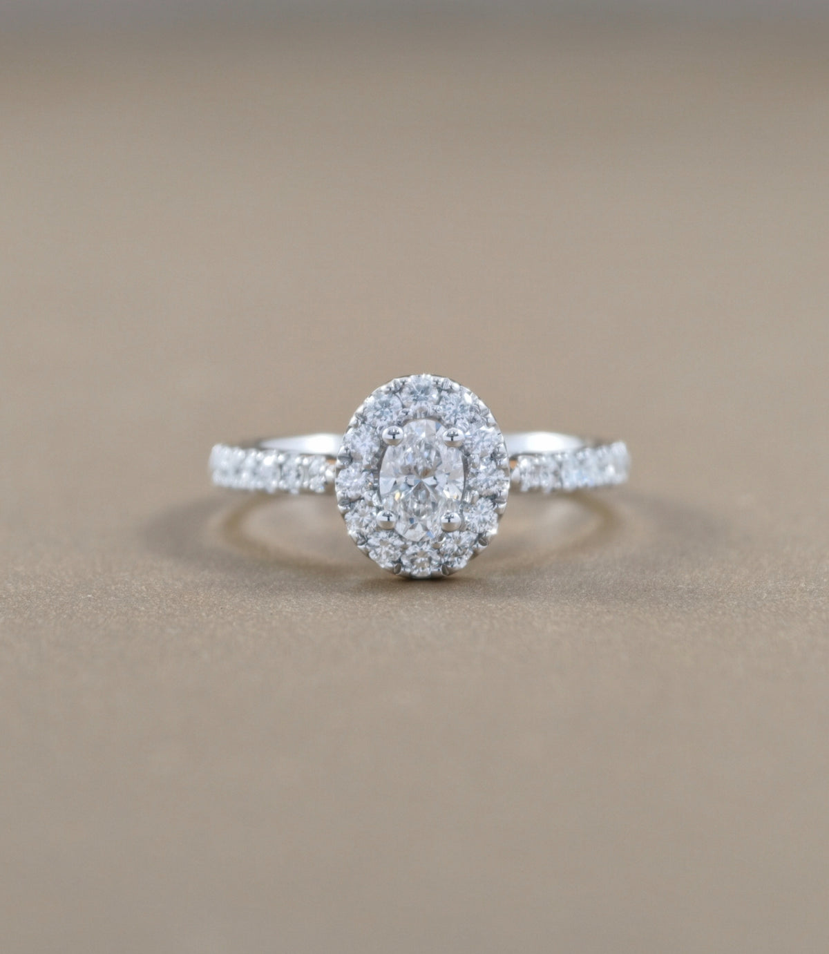 oval cut natural diamond engagement ring 