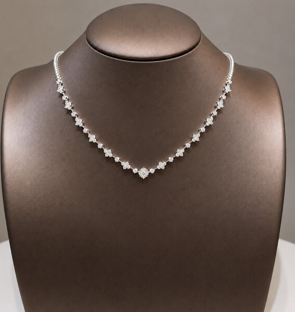 The Eternal Blossom Diamond Necklace | GIA Certified Pear Diamond Pendant Necklace by S.Diamond