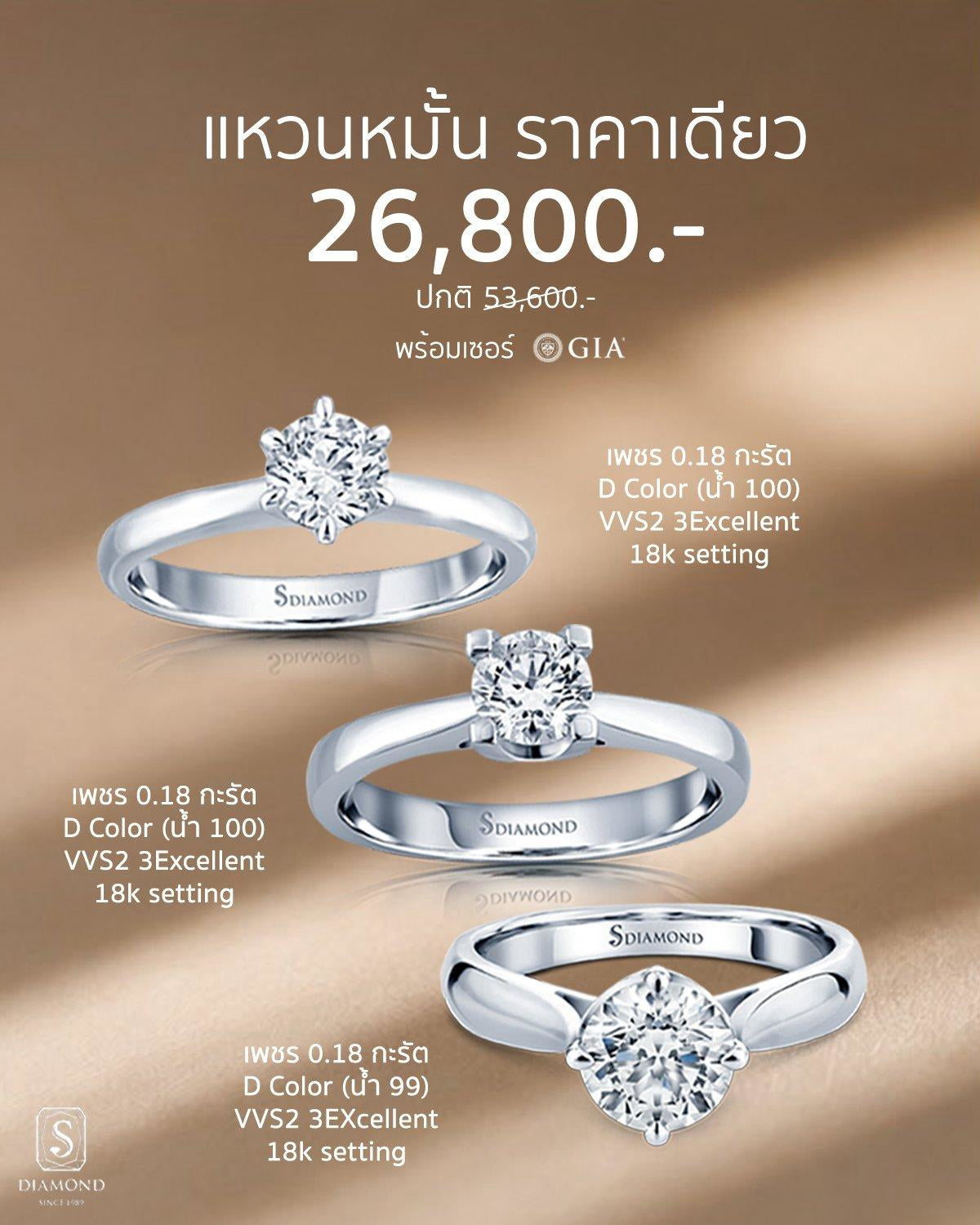 Classic Natural Diamond Solitaire Ring with GIA Certificate