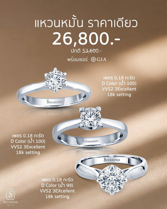 Classic Natural Diamond Solitaire Ring with GIA Certificate