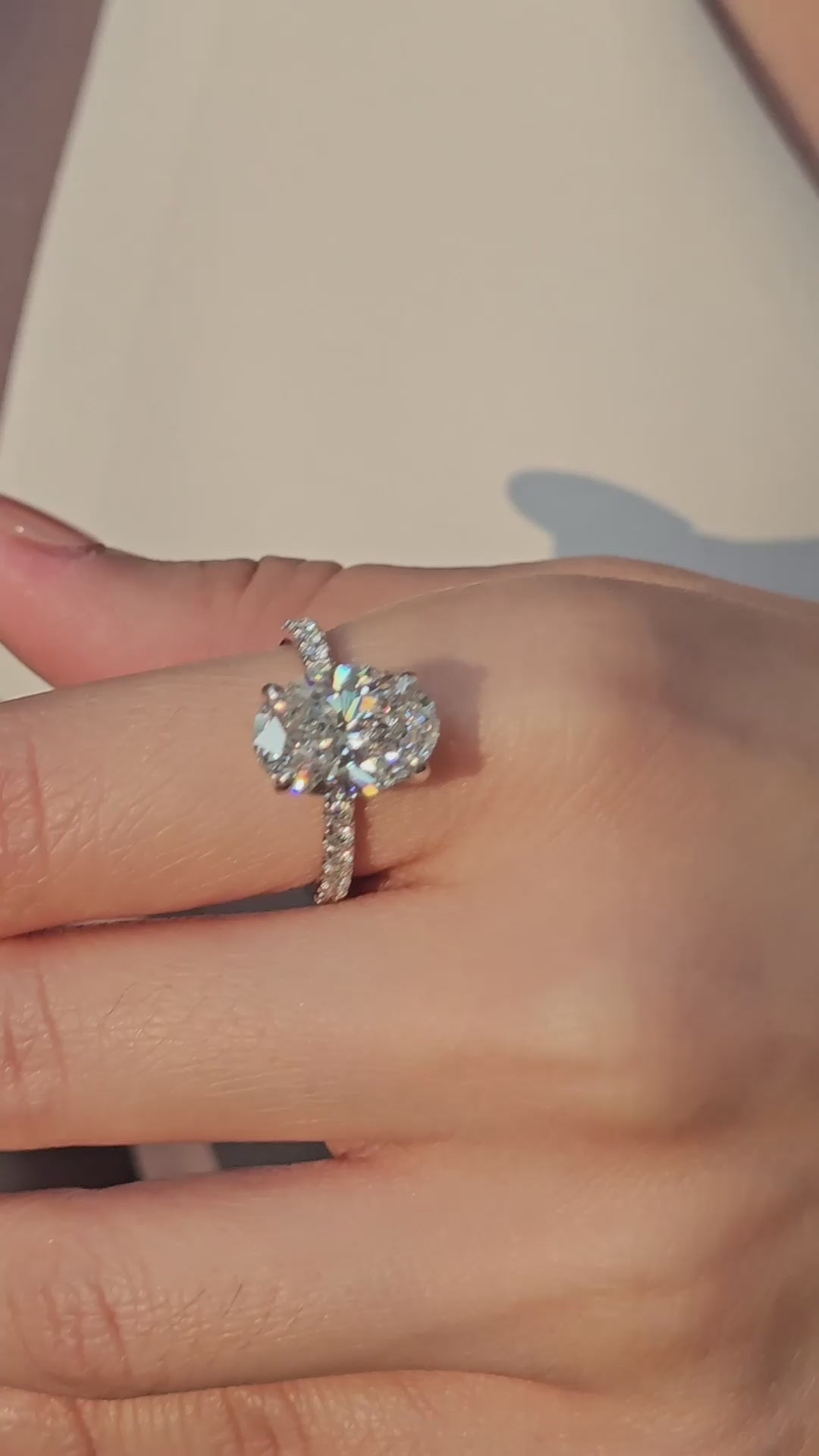 Oval Cut Diamond Classic Solitaire Rings