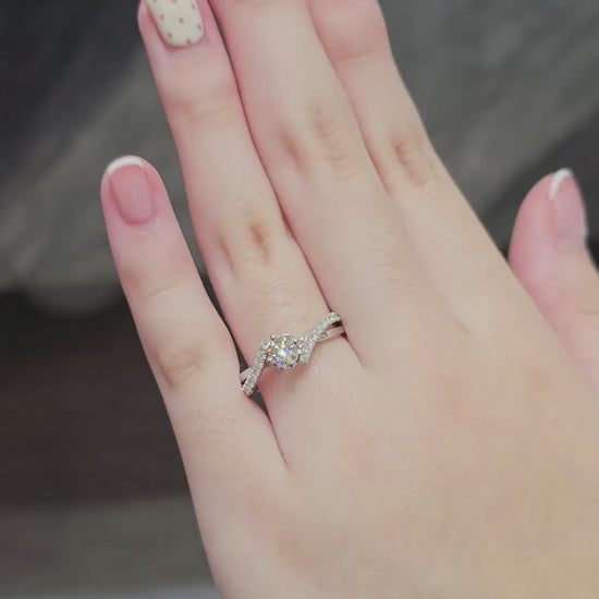VDO Round cut diamond natural certificate GIA