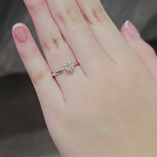 Lucky in Love Diamond Engagement Ring