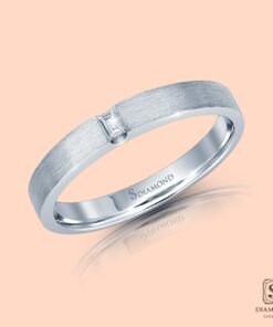 Alternative view of แหวนชาย Satin Baguette Diamond