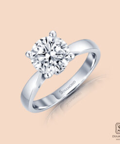 แหวนแต่งงาน Solitaire V diamond