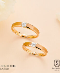 แหวนคู่ Rose Gold