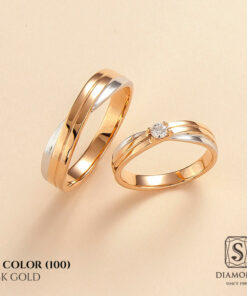 แหวนคู่ Rose Gold