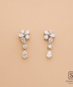 ต่างหู Pear Water Drop D color