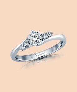 แหวนแต่งงาน Diamond Twist